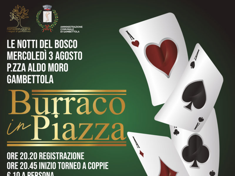 BURRACO IN PIAZZA